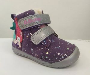 Barefoot Zimní boty DDstep 070 - fialové - mořská panna bosá