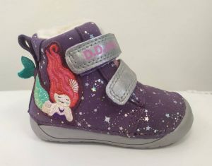 Zimní boty DDstep 070 - fialové - mořská panna