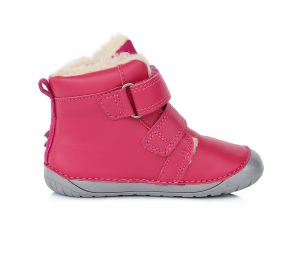 Barefoot Zimní boty DDstep 070 - růžové - jednorožec bosá