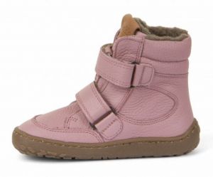 Froddo barefoot zimní vysoké boty - pink bok