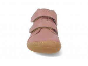 Barefoot Barefoot celoroční boty Koel4kids - Bob nappa - old pink bosá