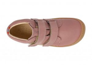 Barefoot Barefoot celoroční boty Koel4kids - Bob nappa - old pink bosá
