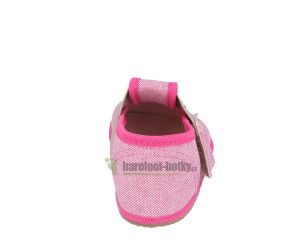 Barefoot Pegres barefoot papuče růžové BF01 bosá