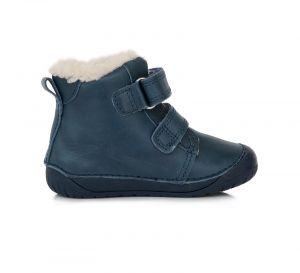 Barefoot Zimní boty DDstep 070 - modré - Vánoce bosá
