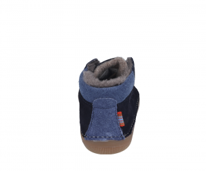 Barefoot zimní boty Koel4kids Ava bio - blue zezadu