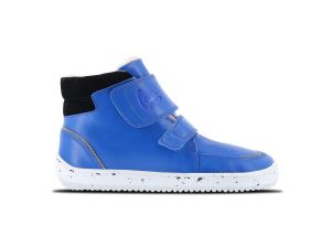 Dětské zimní barefoot boty Be Lenka Panda 2.0 - blue/white | 28