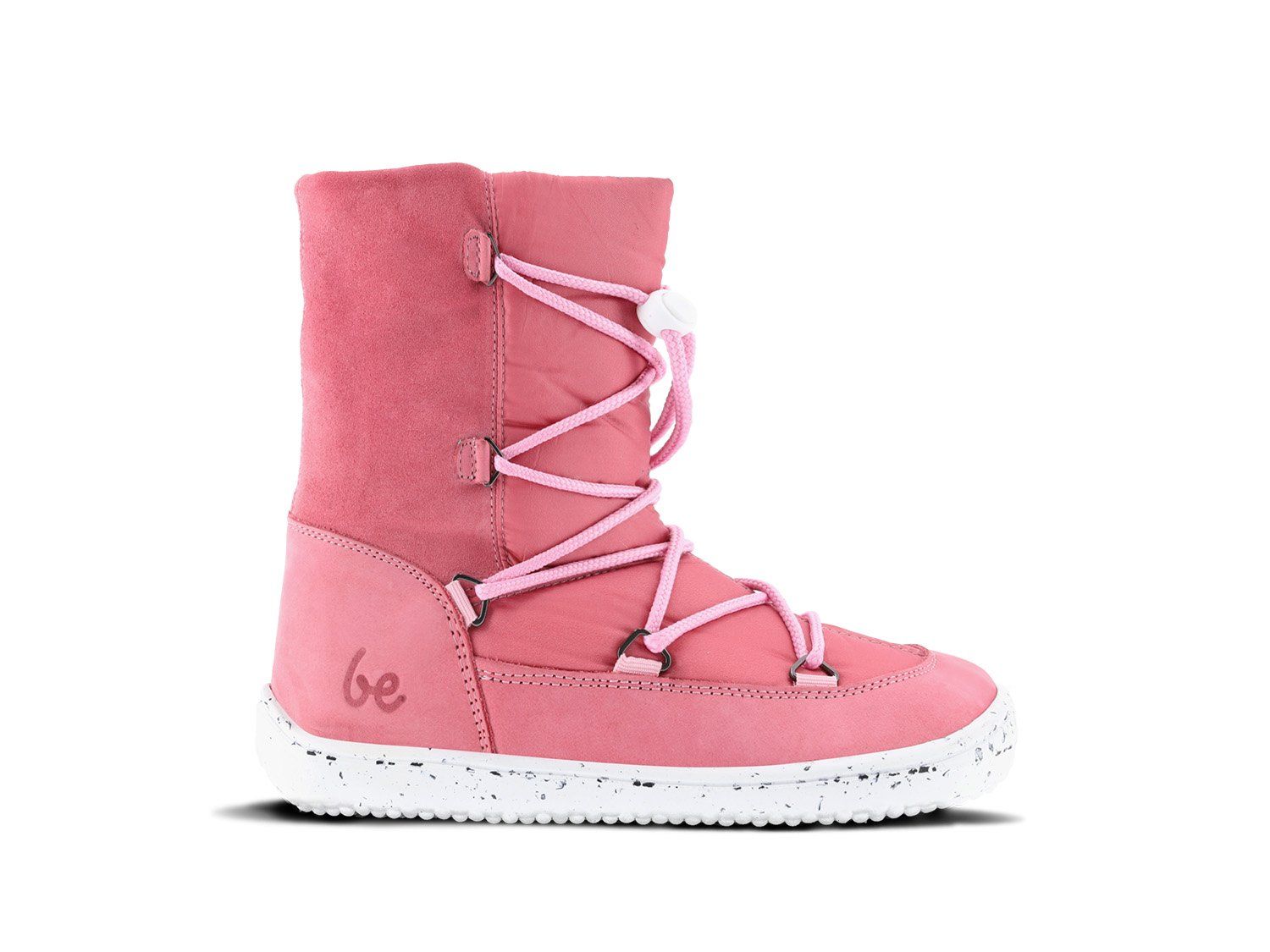 Barefoot Dětské zimní barefoot sněhule Be Lenka Snowfox 2.0 - rose pink bosá