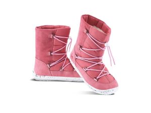 Barefoot Dětské zimní barefoot sněhule Be Lenka Snowfox 2.0 - rose pink bosá
