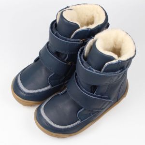 Barefoot Zimní boty bLIFESTYLE Pekari marine bosá