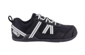 Dětské barefoot tenisky Xero shoes Prio black/white