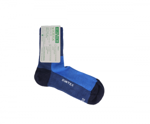 Dětské Surtex merino sportovní ponožky tenké - modré detail