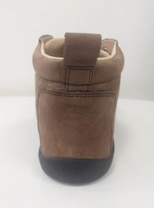 Barefoot Kotníkové boty Zkama shoes Alma - brown bosá