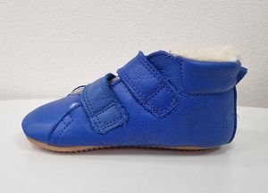 Barefoot Barefoot boty Froddo Prewalkers zimní sheepskin - blue electric bosá