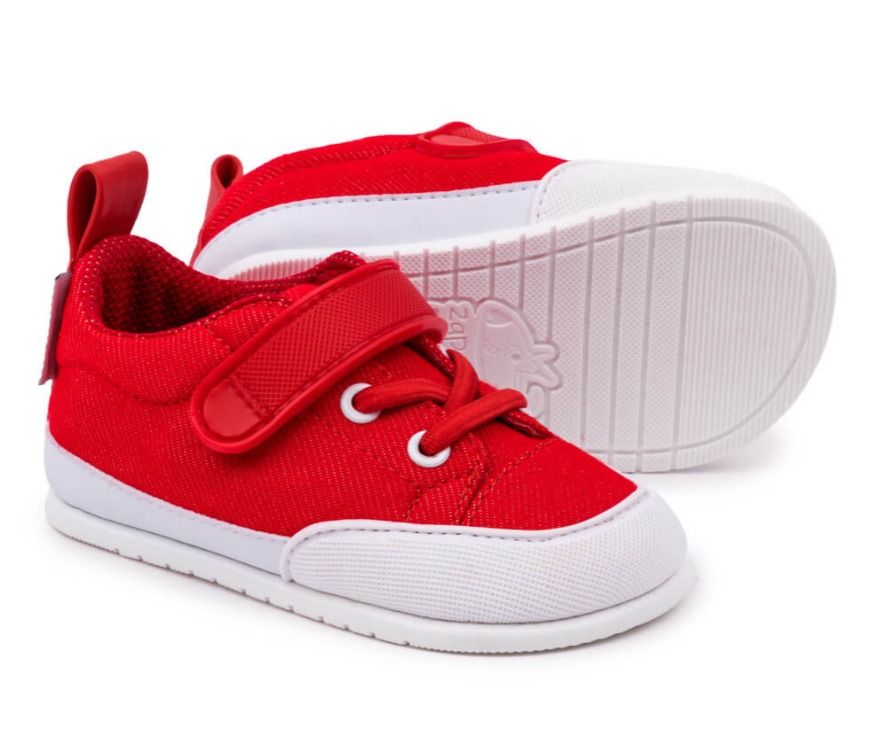 Barefoot Plátěné tenisky zapato Feroz Paterna tejano rojo bosá