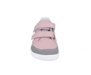 barefoot boty baby bare shoes febo go pink/ grey