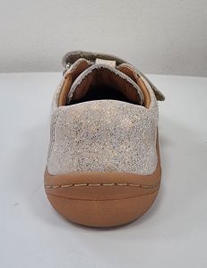Barefoot celoroční boty Froddo 2 suché zipy - gold zezadu