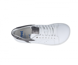 Barefoot celoroční boty Koel - Fenia nappa white/platino shora