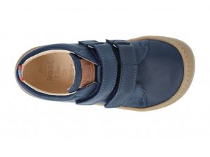 Barefoot celoroční boty Koel4kids - Danny nappa blue shora