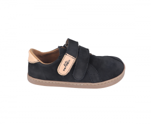 Barefoot kožené boty Pegres  BF54 - černé | 32, 34