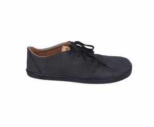 Barefoot kožené boty Pegres  BF81 - černé