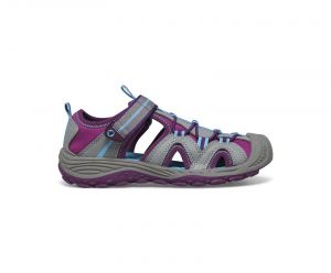 Dětské sportovní sandále Merrell Hydro 2 grey/berry | 29, 30, 31, 32, 33, 34, 35, 36, 37, 38