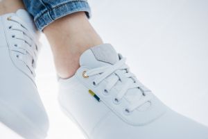 Barefoot Barefoot kožené boty Be Lenka Royale - white & beige bosá