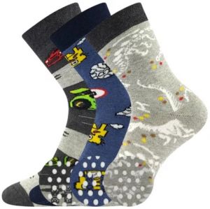 Dětské protiskluzové ponožky Boma - Sibiř ABS - kluk | 20-24