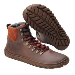 Kožené boty ZAQQ Walq brown waterproof podrážka