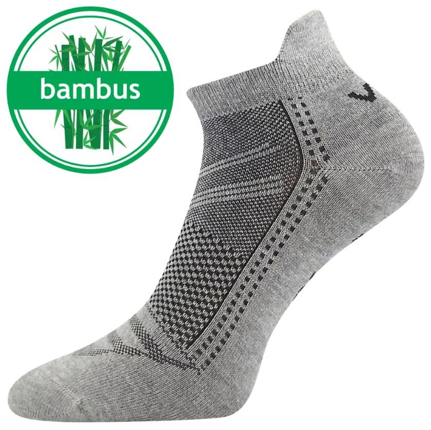 Barefoot Ponožky Voxx pro dospělé - Blake - šedé melé bosá
