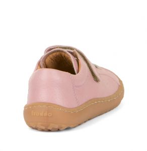 Barefoot celoroční boty Froddo gumička - pink zezadu