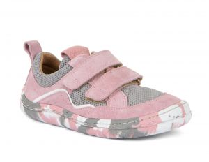 Barefoot tenisky Froddo grey/pink - 2 suché zipy