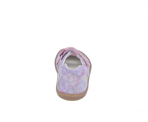 Barefoot sandálky Koel4kids - Dalila fantasy lavandel flower zezadu