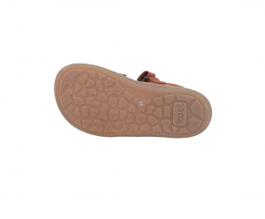 Barefoot sandálky Koel4kids - Dalila napa cognac podrážka
