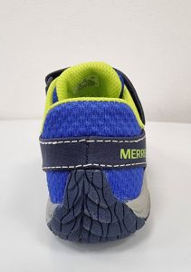 Dětské Merrell Trail Glove 7 A/C blue/lime zezadu