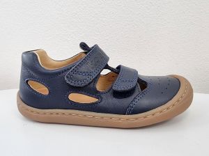 Barefoot kožené sandálky Koel4kids - Bep napa - blue | 23, 25, 26, 27, 28