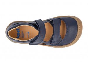 Barefoot Barefoot sandálky Koel4kids - Dalila napa blue bosá