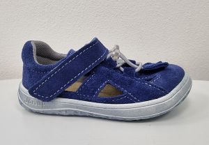 Jonap barefoot sandále B9S modré Slim | 23, 24, 25