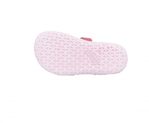 Jonap barefoot sandálky Kelly růžové podrážka