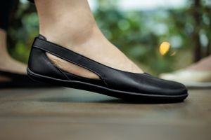 Barefoot balerínky Be Lenka - Bellissima 2.0 - all black na noze