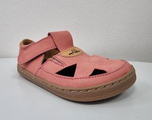 Barefoot Barefoot sandále Pegres BF51 - růžové bosá