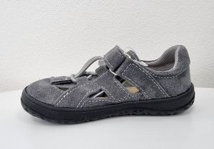 Jonap barefoot sandále B9S šedé Slim bok