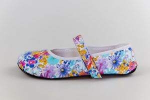 Barefoot Ahinsa shoes Ananda balerínky květované bosá