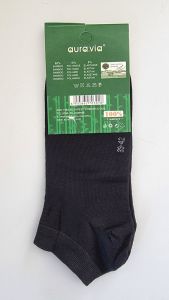 Barefoot Bambusové ponožky kotníkové AURA VIA - pánské bosá