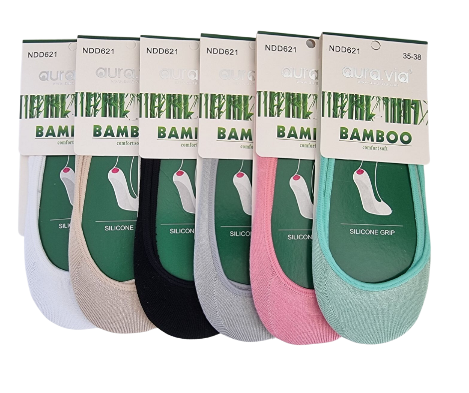 Bambusové ponožky - ťapky AURA VIA - dámské