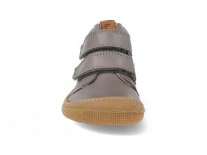 Barefoot celoroční boty Koel4kids - Don middle grey zepředu