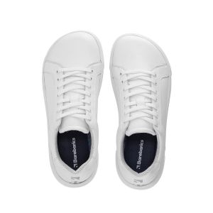 Barefoot tenisky Barebarics Zoom - all white leather shora