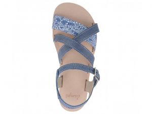 Barefoot Dámské sandále Jonap barefoot Jampi Viki modré bosá