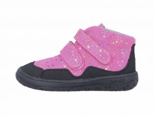 Jonap barefoot boty Bella S růžové bubliny | 22, 23, 25, 26
