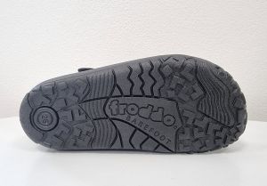 Barefoot celoroční tenisky Froddo black - 2 suché zipy podrážka