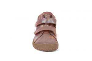 Barefoot kotníkové boty Froddo - pinkshine zepředu